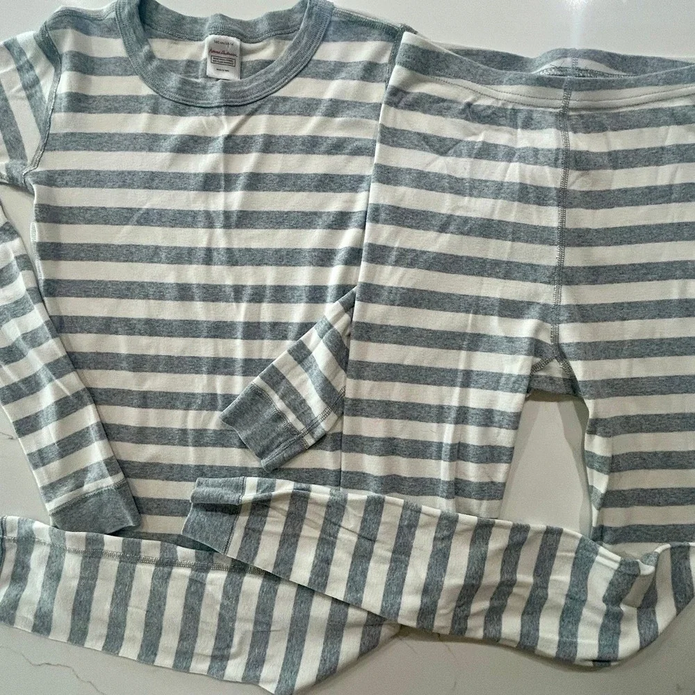 Hanna Andersson Youth Striped Pajama Set Bundle - 2 Pairs Size 14